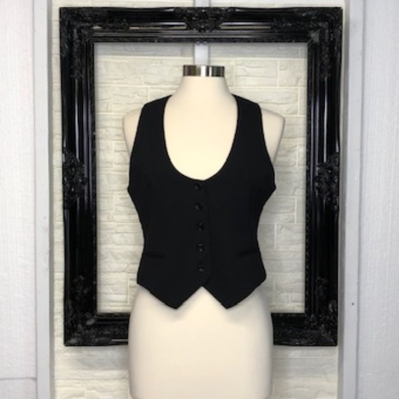 Banana Republic Tops - BANANA REPUBLIC Women's Black Fitted Vest